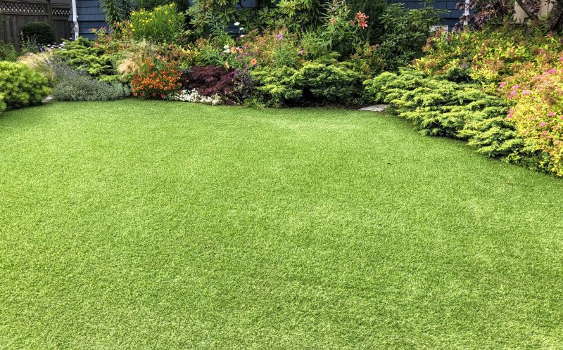 Lush Green Synthetic Lawn