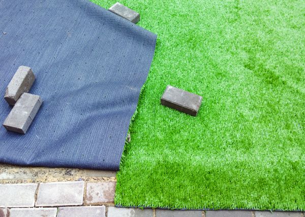 Synthetic Pet Turf Install